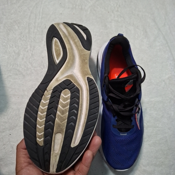 Saucony Guide 15 Running Shoes Blue Saphire Vizi Red Mens Sz 12W - Picture 5 of 7